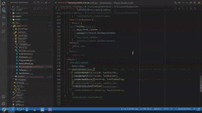  Animação do atalho VS Code para ativar tela cheia